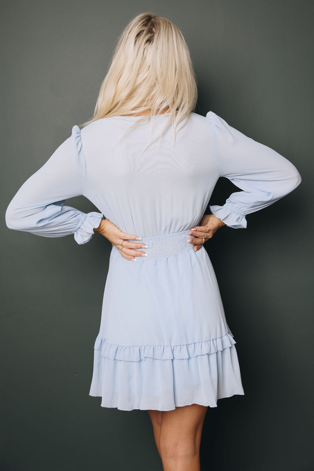 Janet Knotted Tiered Dress-UHXSW-BURGUNDY-SMALL-Urbanheer