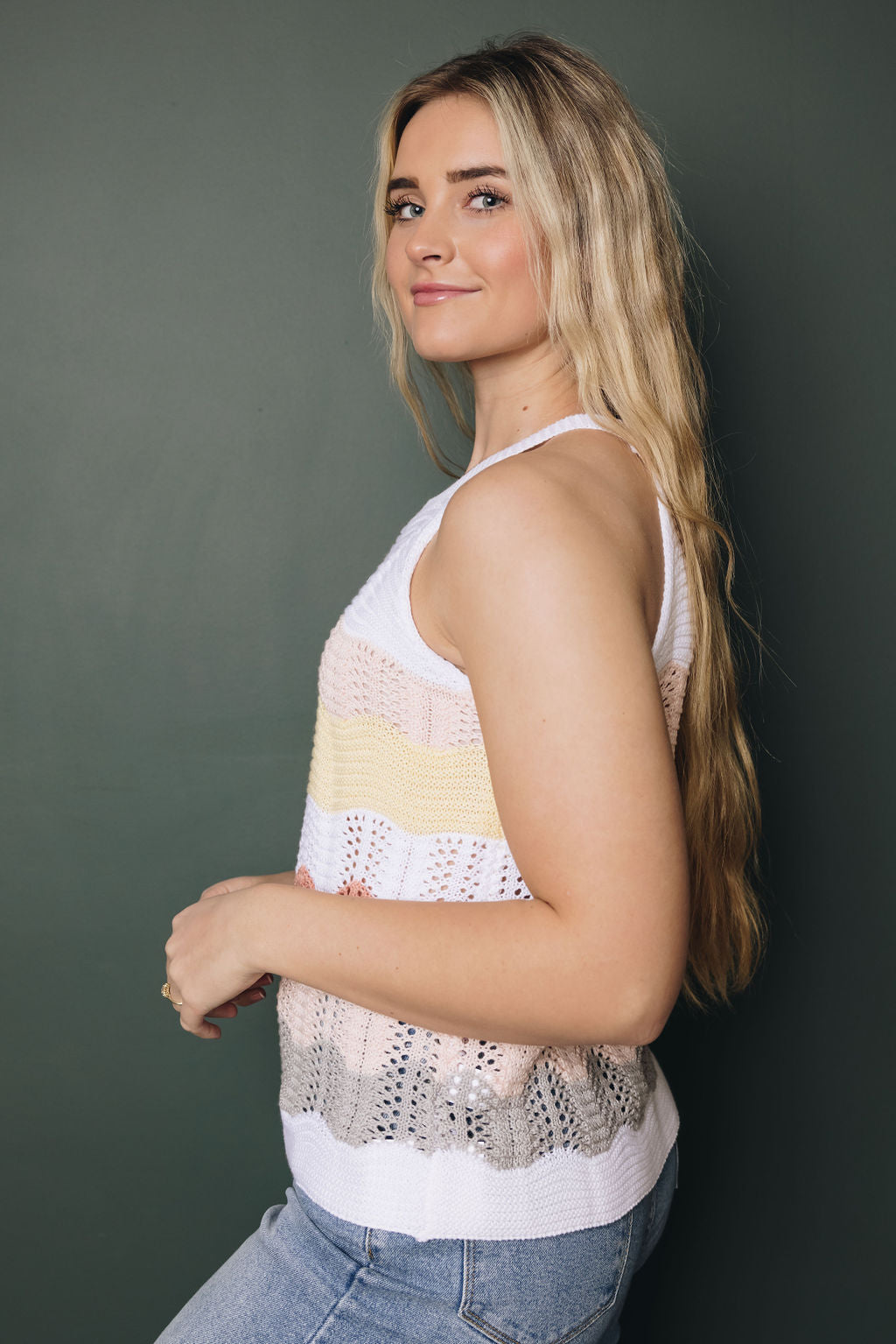 Bella Knit Tank Top-UHXSW-ORANGE-SMALL-Urbanheer