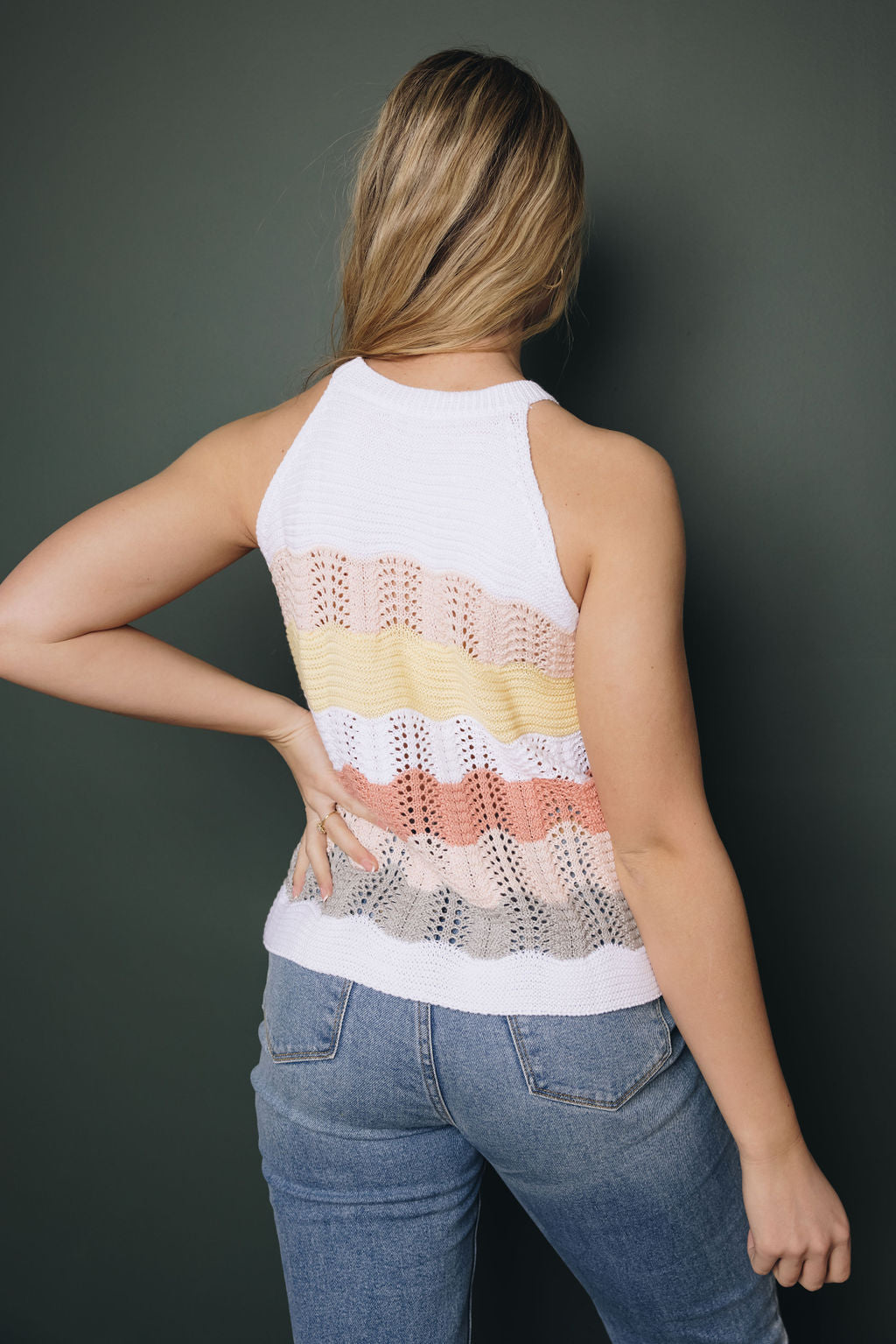 Bella Knit Tank Top-UHXSW-ORANGE-SMALL-Urbanheer