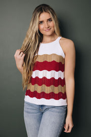 Bella Knit Tank Top-UHXSW-RED-MEDIUM-Urbanheer