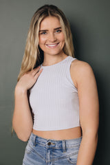 Glow Up Cropped Tank Top