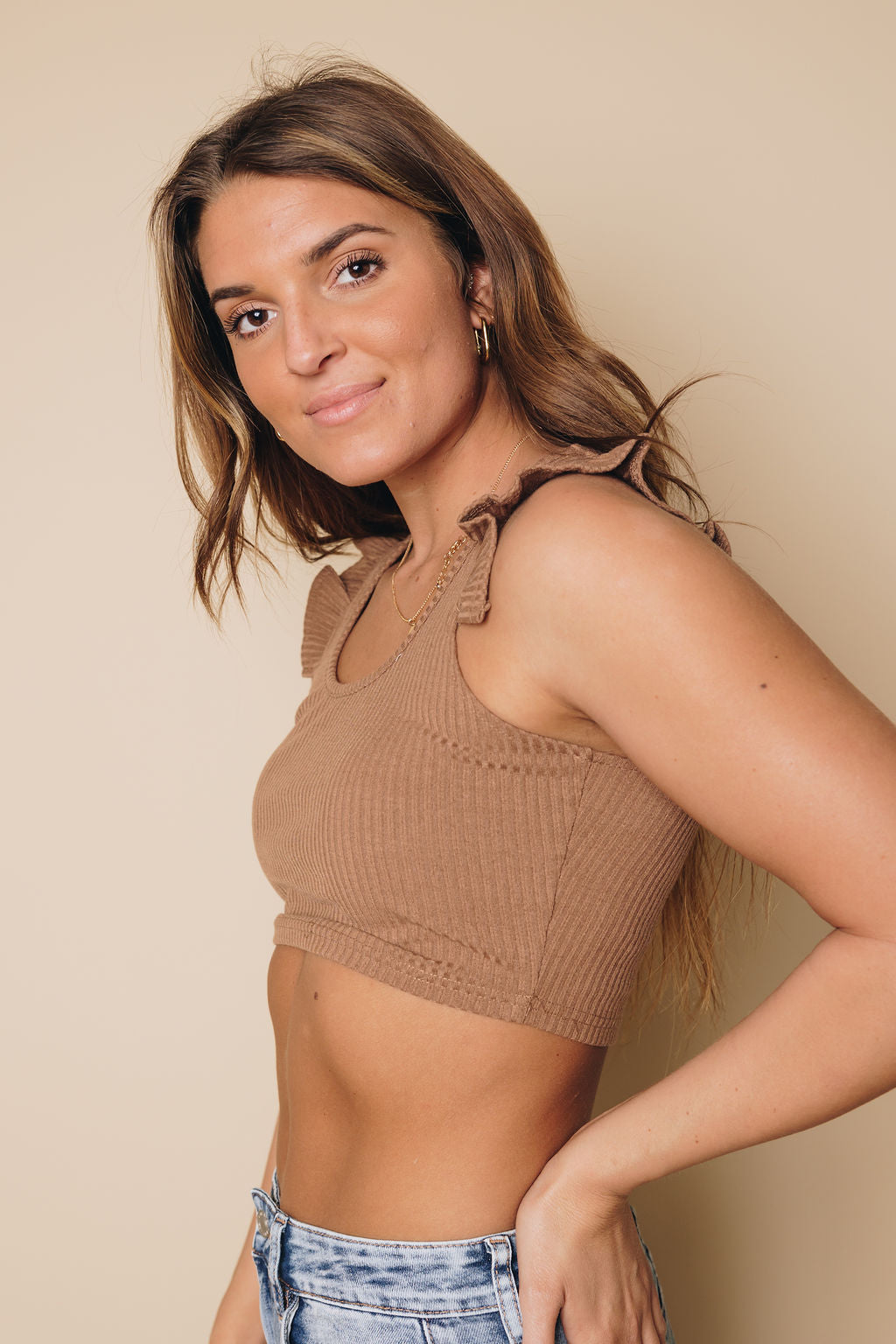 Harper Ruffle Crop Top-UHXSW-WHITE-SMALL-Urbanheer