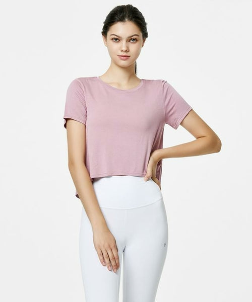 Cozy Crop Sleeve-Mulawear-10-Peach Pink-Urbanheer