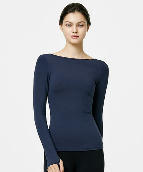 Adazio Sleeve Athletic Top-Mulawear-10-Dark Navy-Urbanheer