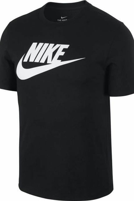 Short Sleeve T-Shirt Tee Icon Futua Nike Ar5004 Black (L)-Nike-Urbanheer