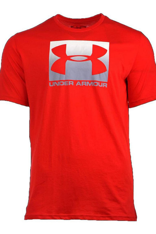 Men’s Short Sleeve T-Shirt BOXED SPORTSTYLE Under Armour 1329581 600 Red-Under Armour-Urbanheer