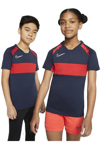 Children’S Short Sleeve T-Shirt Nike Dri-Fit Academy Dark Blue-Nike-Urbanheer