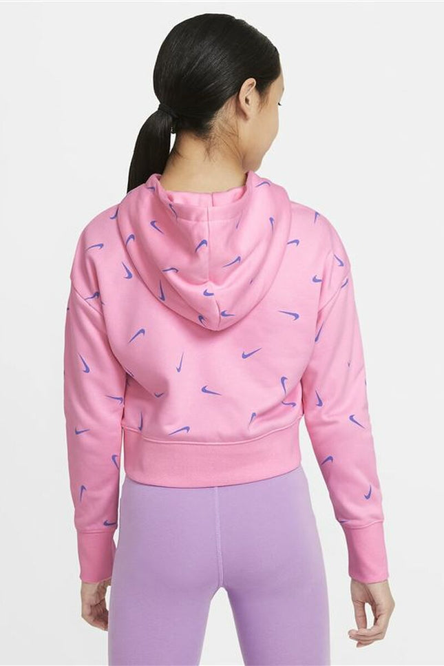 Hooded Sweatshirt For Girls Nike Print Pink-Nike-13-15 Years-Urbanheer