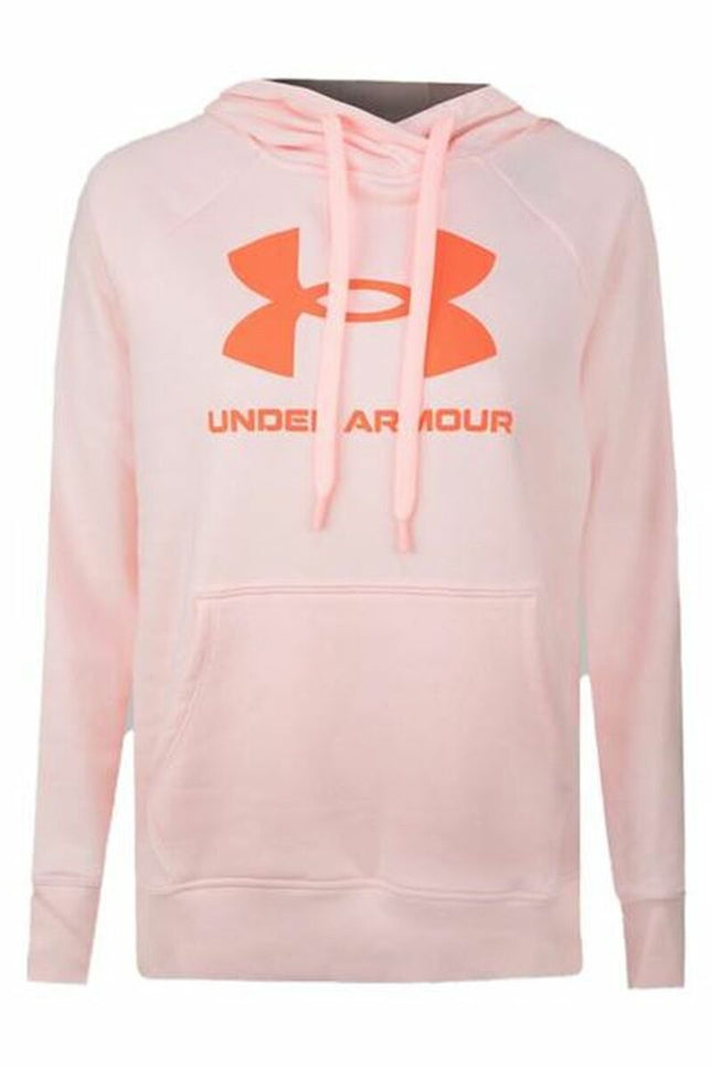 Women’S Hoodie Under Armour Rival Fleece Pink-Under Armour-XS-Urbanheer