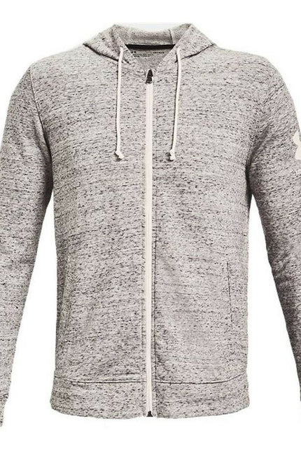 Men'S Sports Jacket Under Armour Rival Terry Fz Light Grey-Sports | Fitness > Sports material and equipment > Sports Jackets-Under Armour-Urbanheer