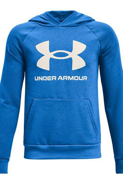 Men’s Hoodie Under Armour Rival Big Logo Blue-Sports | Fitness > Sports material and equipment > Sports sweatshirts-Under Armour-Urbanheer