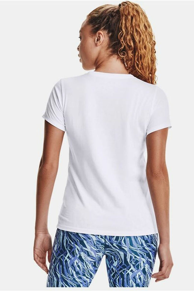 Women’S Short Sleeve T-Shirt Under Armour Graphic White-Under Armour-Urbanheer