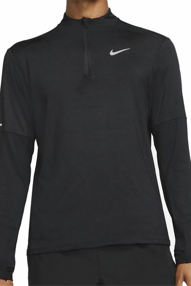 T-Shirt Nike Dri-Fit Element Sort-Sports | Fitness > Løb og Atletik > Løb og atletik T-shirts-Nike-M-Urbanheer
