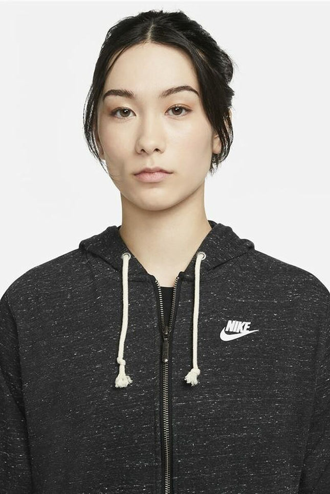 Women’S Hoodie Nike Sportswear Dark Grey-Sports | Fitness > Sports material and equipment > Sports sweatshirts-Nike-Urbanheer