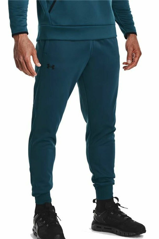 Adult Trousers Under Armour Fleece Joggers Blue-Under Armour-Urbanheer