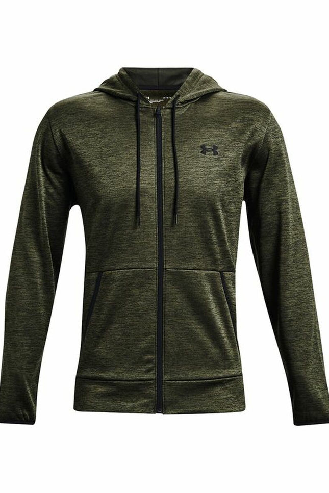 Men'S Sports Jacket Under Armour Fleece Fz Olive-Sports | Fitness > Sports material and equipment > Sports Jackets-Under Armour-Urbanheer