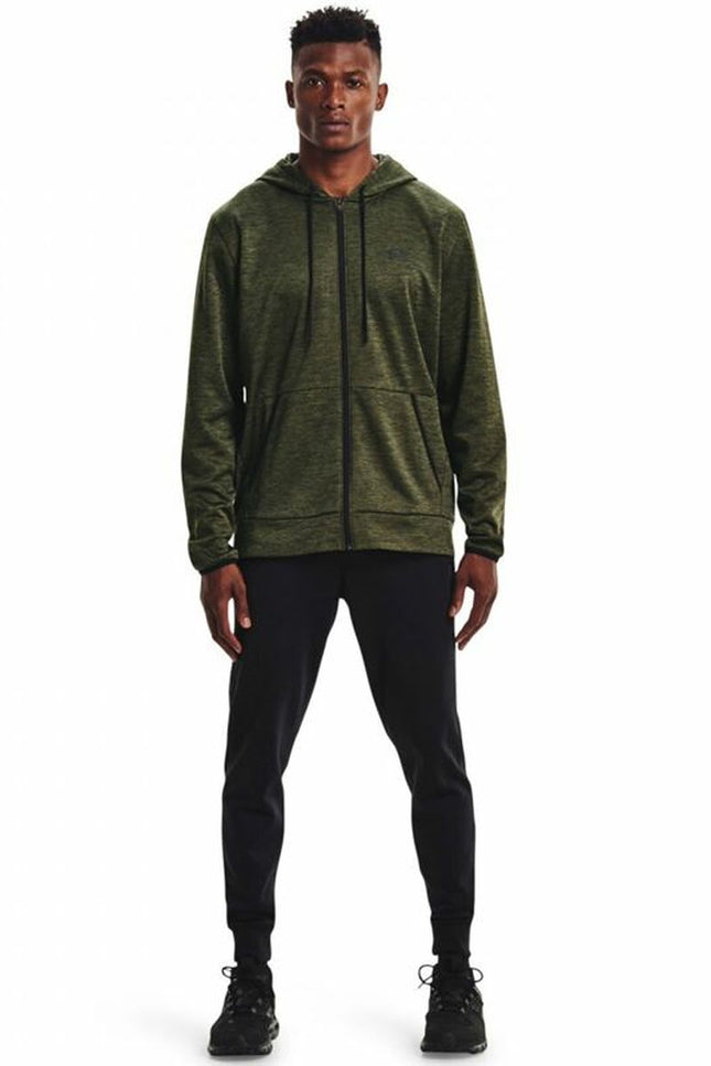 Men'S Sports Jacket Under Armour Fleece Fz Olive-Sports | Fitness > Sports material and equipment > Sports Jackets-Under Armour-Urbanheer