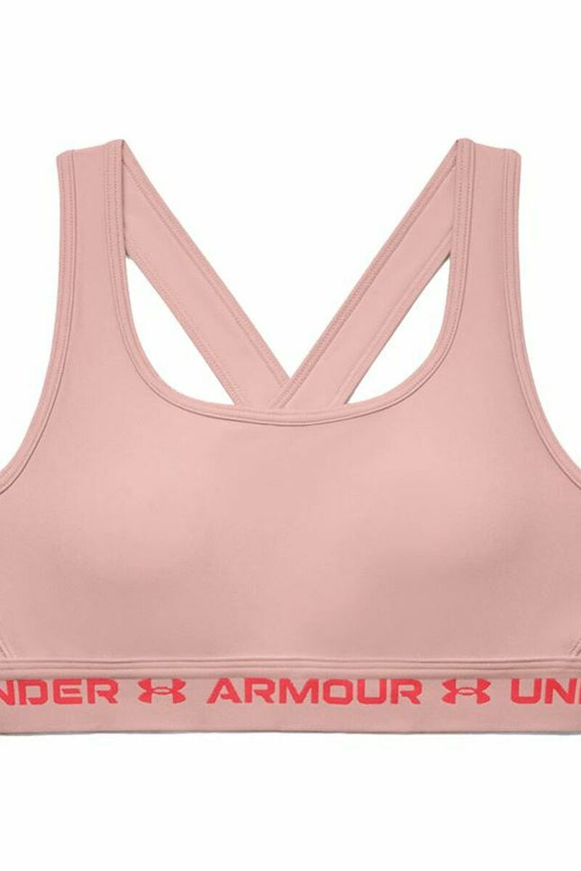 Sports Bra Under Armour Crossback Mid Pink-Under Armour-Urbanheer