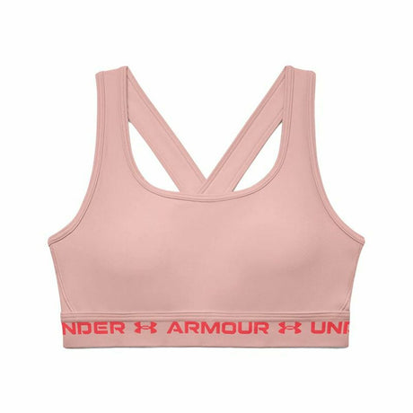 Sports Bra Under Armour  Crossback Mid Pink-0