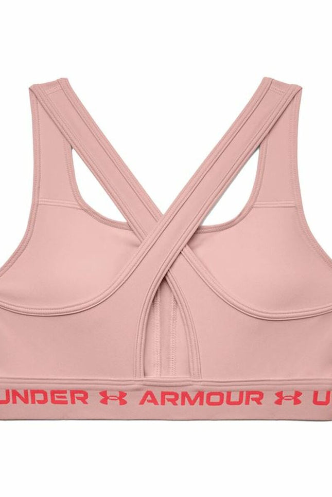 Sports Bra Under Armour Crossback Mid Pink-Under Armour-Urbanheer