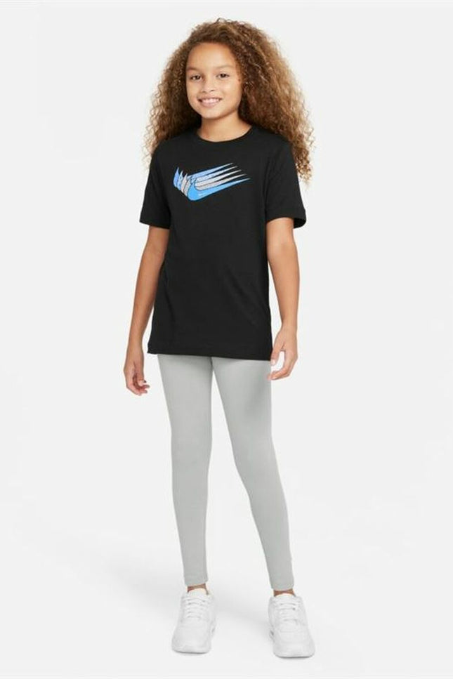 Børne Kortærmet T-Shirt Nike Sportswear Sort-Sports | Fitness > Sportsmateriale og udstyr > Sport T-shirts-Nike-7-8 år-Urbanheer