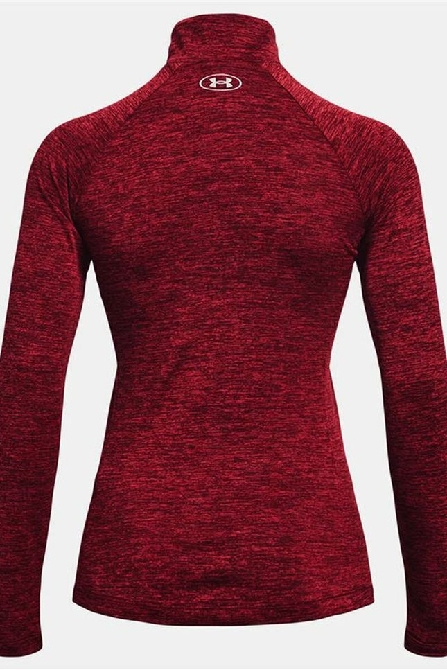 Women’S Sweatshirt Without Hood Under Armour Tech Twist Dark Red-Under Armour-S-Urbanheer
