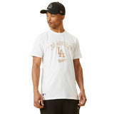 Men’s Short Sleeve T-Shirt New Era MLB Metallic Grapich Print Dodger White