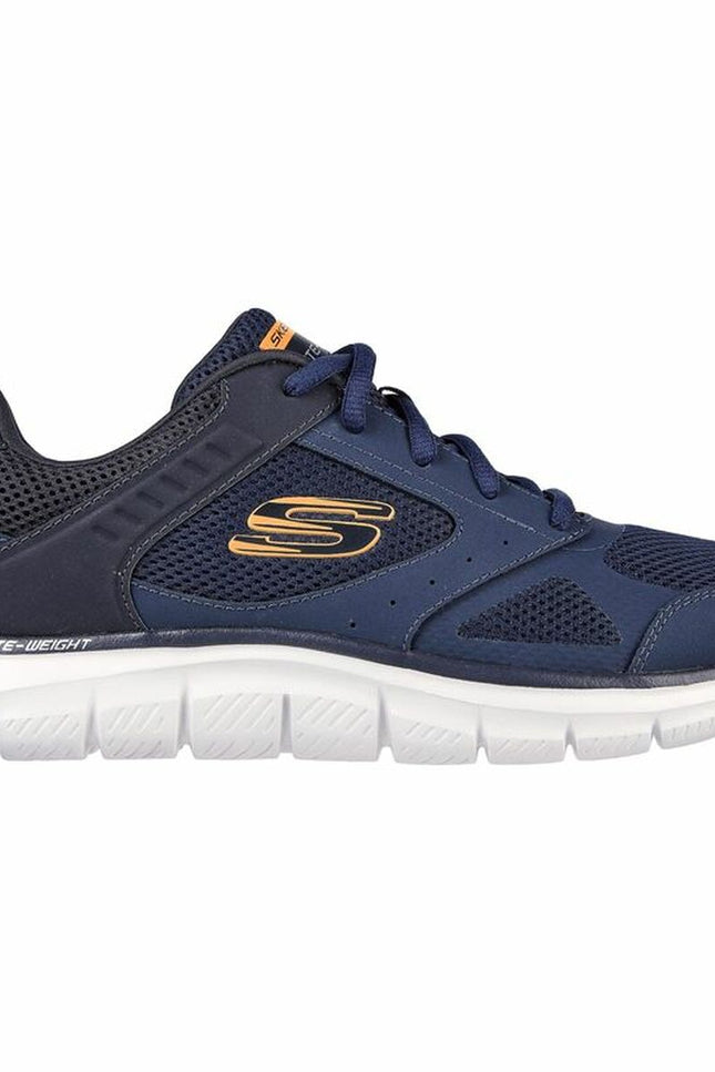 Trainers Skechers Track-Syntac Dark Blue-Fashion | Accessories > Clothes and Shoes > Sports shoes-Skechers-44-Urbanheer