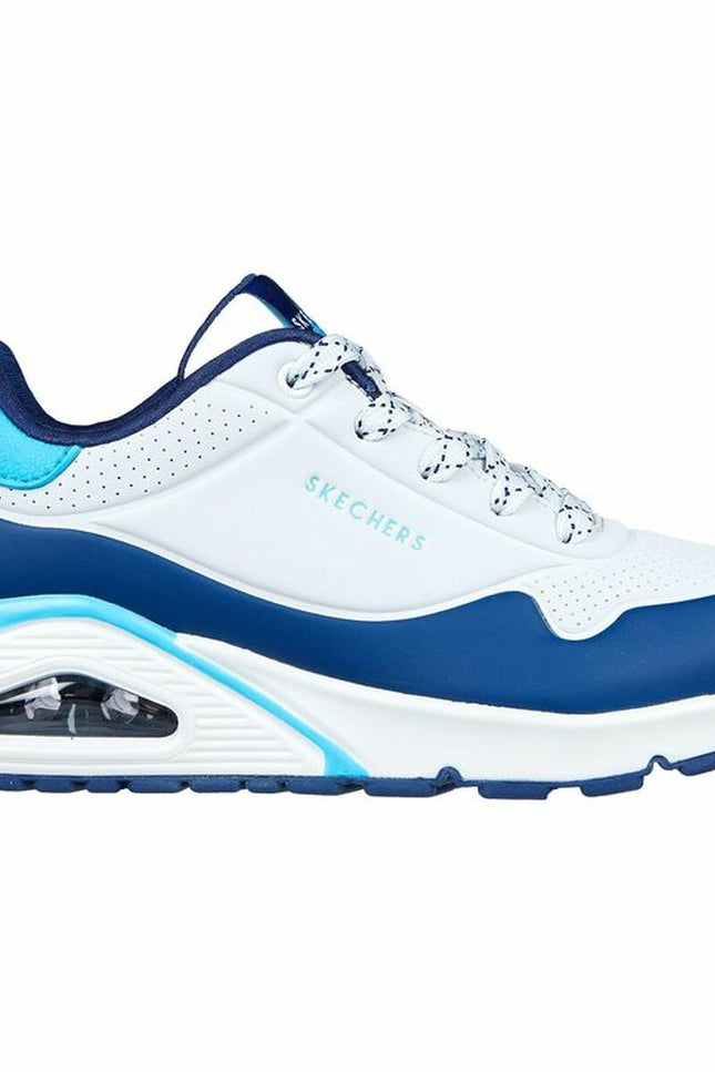 Sports Trainers For Women Skechers Pop Color Fun! Blue White-Fashion | Accessories > Clothes and Shoes > Sports shoes-Skechers-Urbanheer