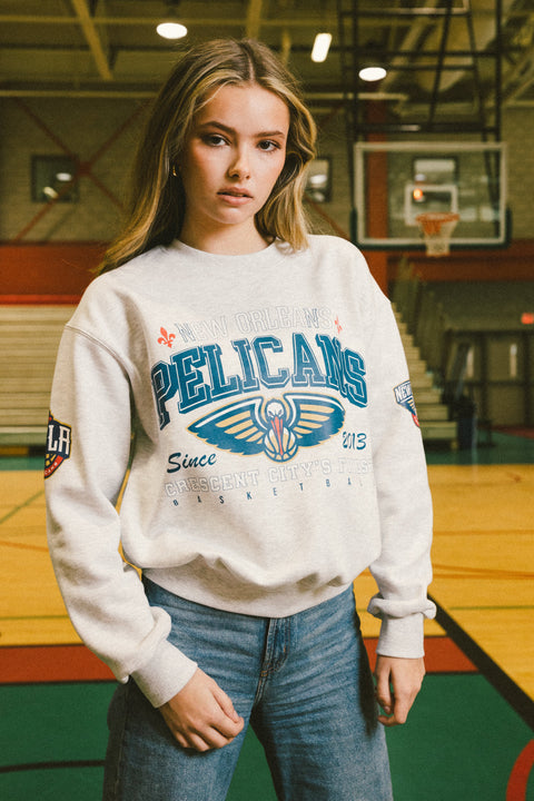 New Orleans Pelicans Crewneck-crewnecks-Qore-M/L-Urbanheer