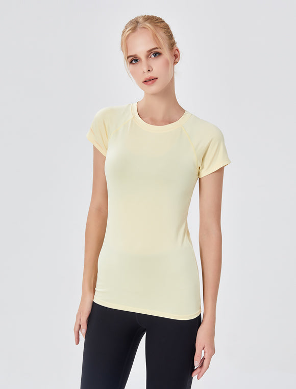 Miracle Play Short Sleeve-0-Pale Mimosa-XS-Urbanheer