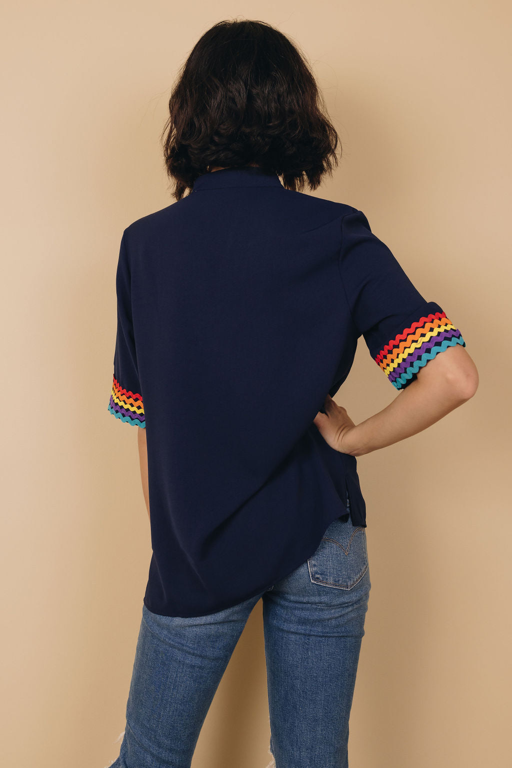 Libya Colorblock Top-UHXSW-BLACK-SMALL-Urbanheer