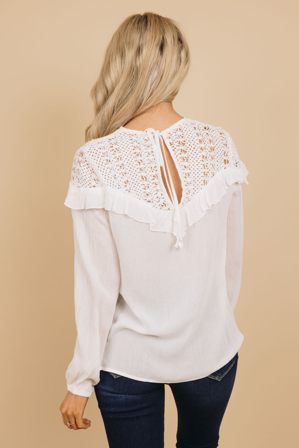 Millie Ruffle Blouse-UHXSW-SMALL-Urbanheer