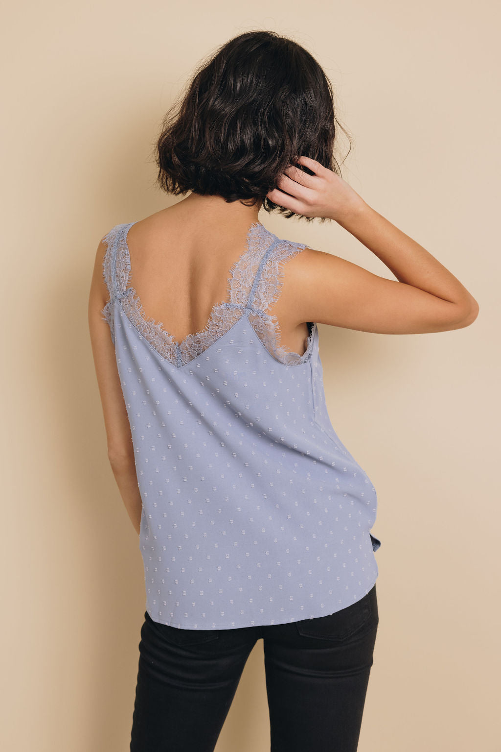 Gwen Fancy V Neck Tank-UHXSW-BLACK-SMALL-Urbanheer