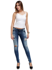Larisa Destroyed Jeans-Foja Jeans-W30/L30-Urbanheer