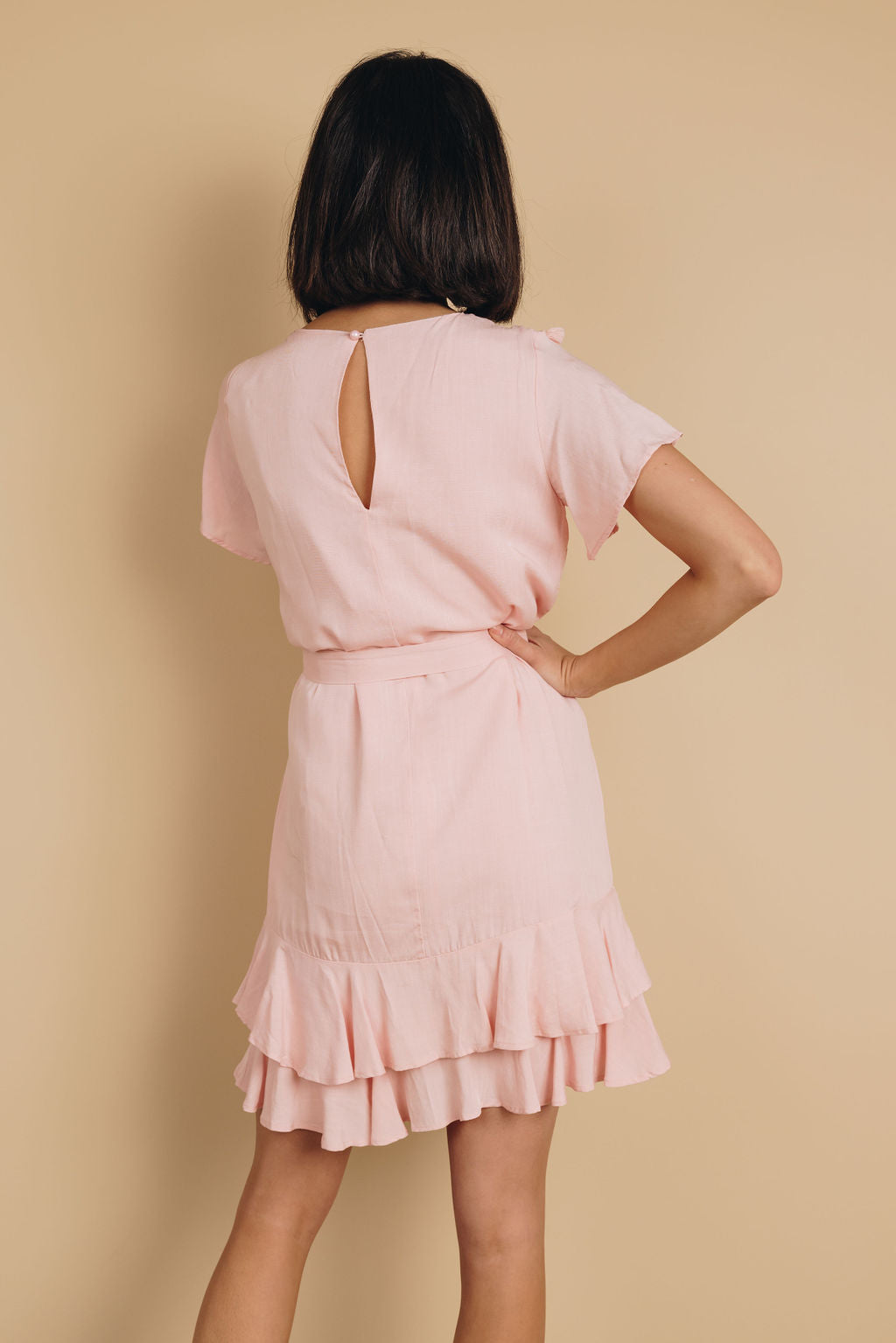 Let'S Dance Tassel Wrap Dress-UHXSW-WHITE-XL-Urbanheer