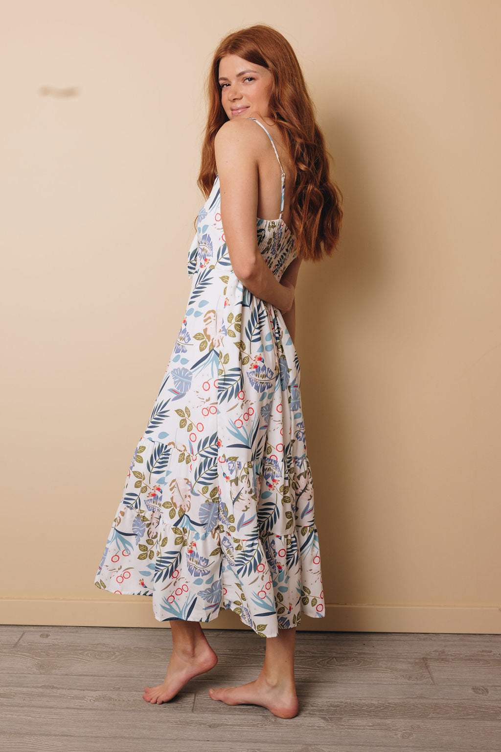 Wanderlust Floral Midi Dress-UHXSW-SMALL-Urbanheer
