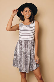 Mitchell Patterned Tank Dress-UHXSW-XL-Urbanheer