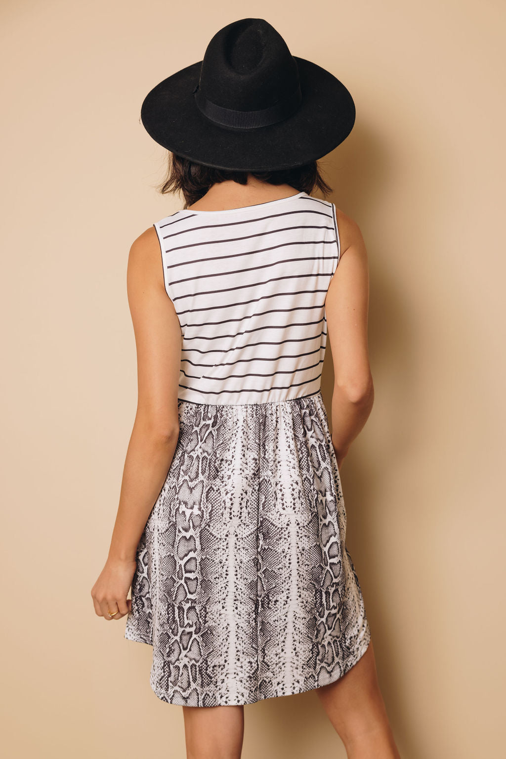 Mitchell Patterned Tank Dress-UHXSW-XL-Urbanheer