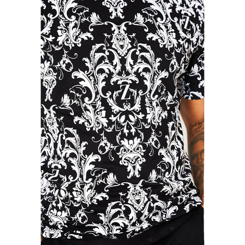 Men's T-Shirt - Black/White - Milano Ready-Clothing - Men-Zanouchi-S-Urbanheer