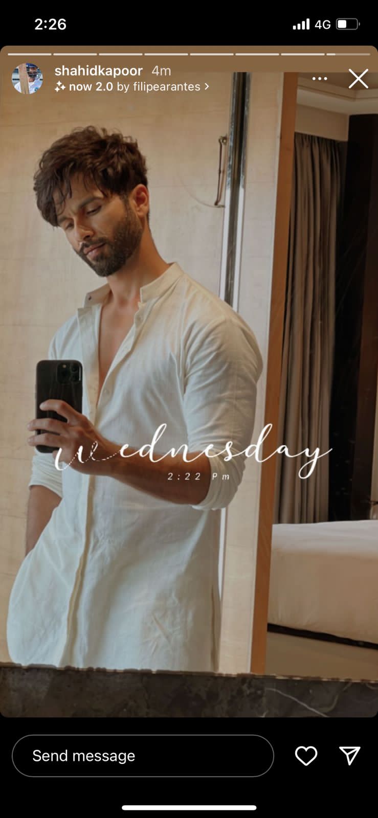 Shahid Kapoor In Our - Off-White Bomber Jacket With Kurta & Pant Set-Biker Jacket Set-Bohame-XS-5"-5'4"-Urbanheer