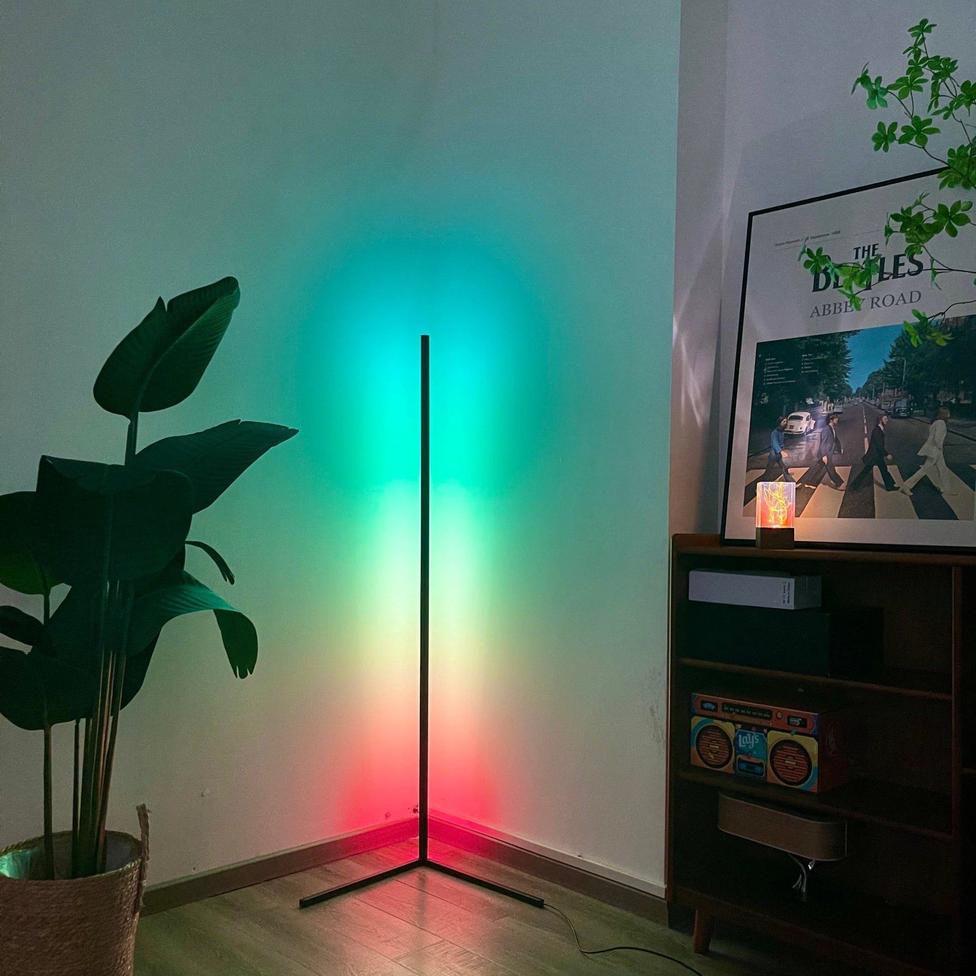2 Packs - Rgb Corner Floor Lamp, Minimalist Led Lamp-lampdepot-Urbanheer