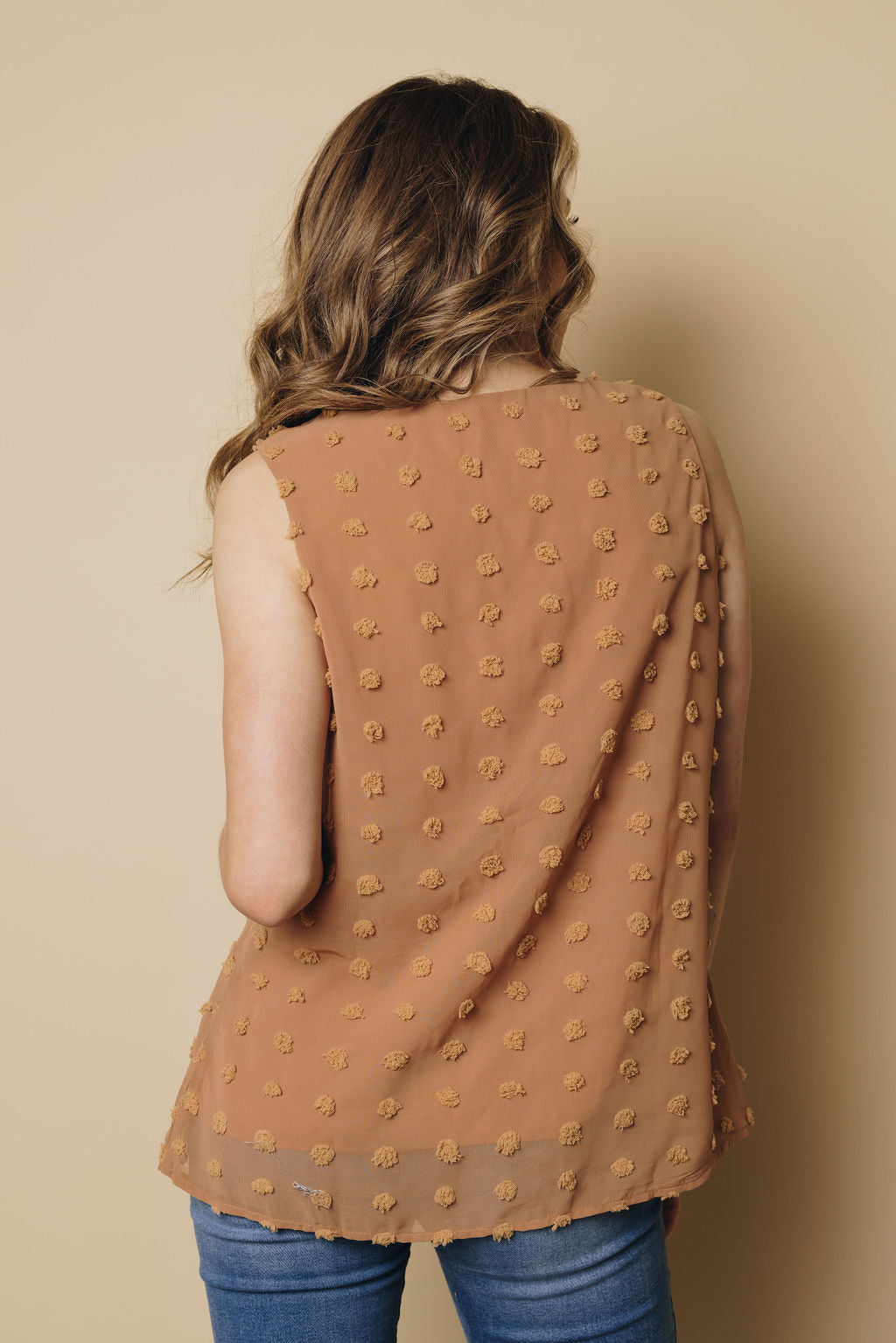 Maccy Swiss Dot Tank-UHXSW-WHITE-SMALL-Urbanheer