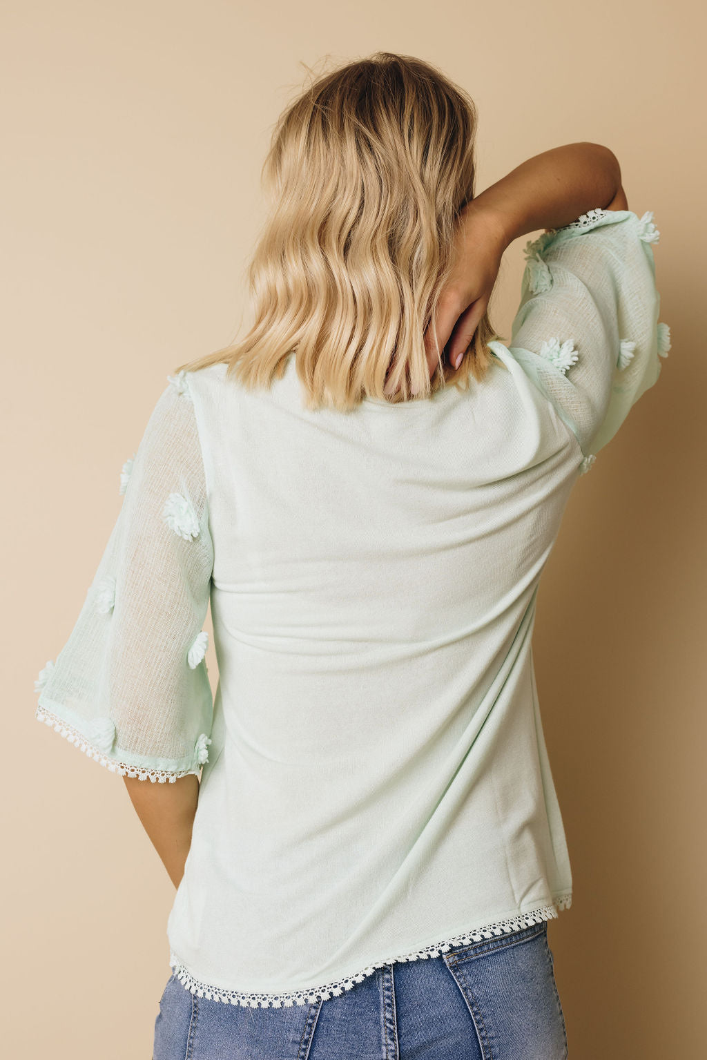 Kimono Sleeve Knit Top-UHXSW-WHITE-SMALL-Urbanheer