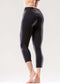 Jolie High-Waisted Capri Leggings with Hip Pockets-JupiterGear-Black-Large-Urbanheer