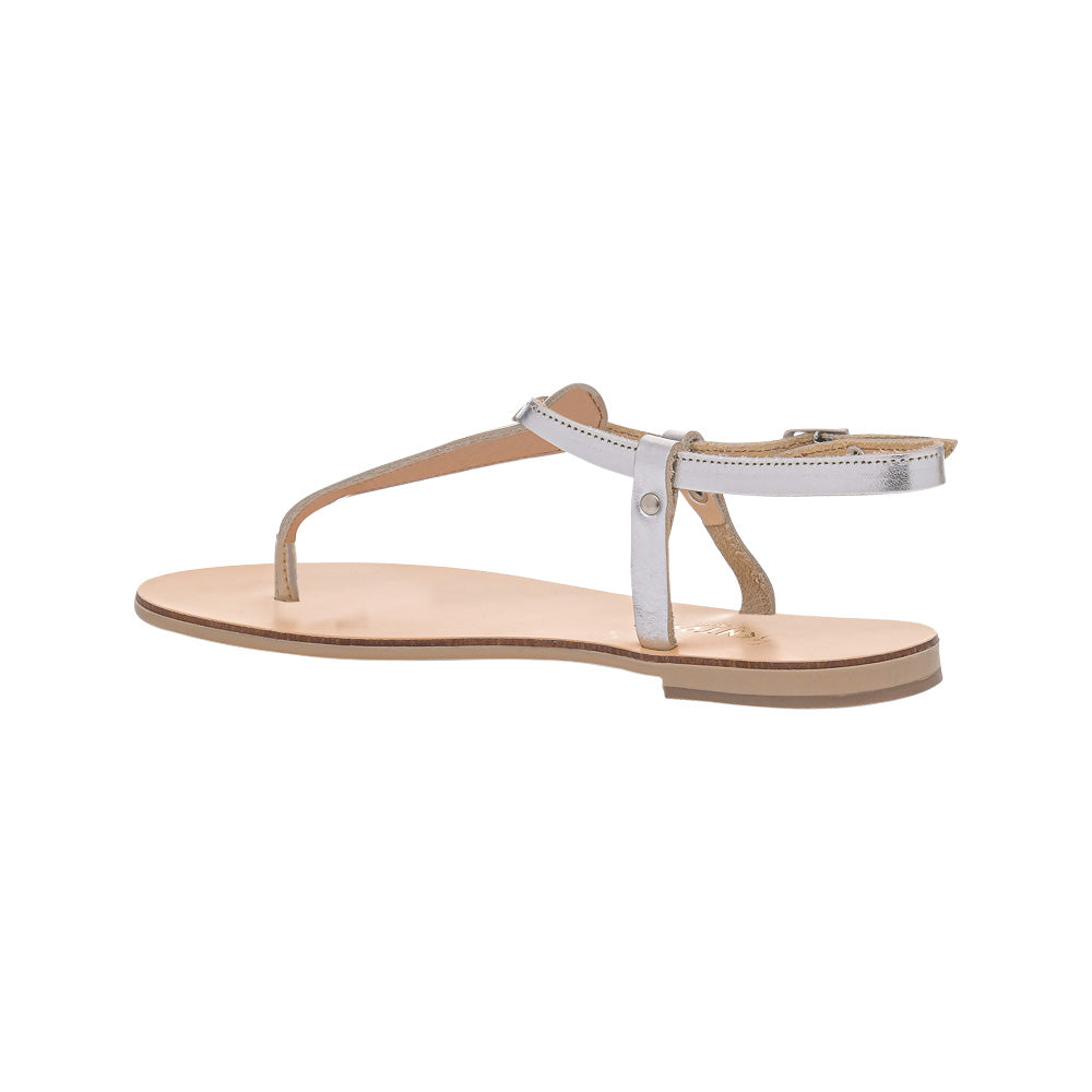 Ancientoo Sandals Calypso-Sandals-Ancientoo-SILVER/NUDE-US 5.5 / EU 36-Urbanheer