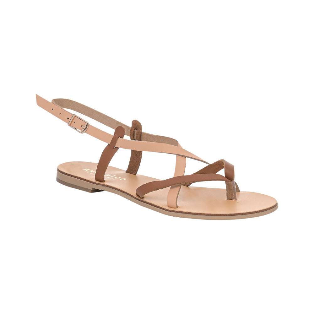 Ancientoo Sandals Calliope-Gladiator-Ancientoo-NUDE-TAN/NUDE-US 7 / EU 38-Urbanheer