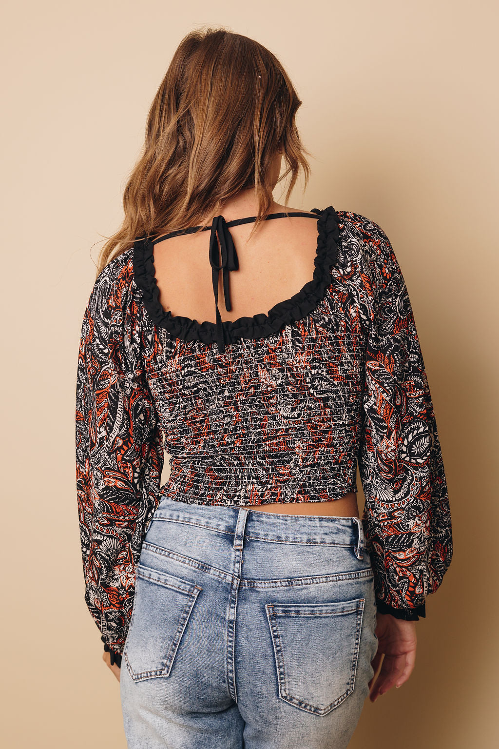 Forever Paisley Crop Top-UHXSW-SMALL-Urbanheer