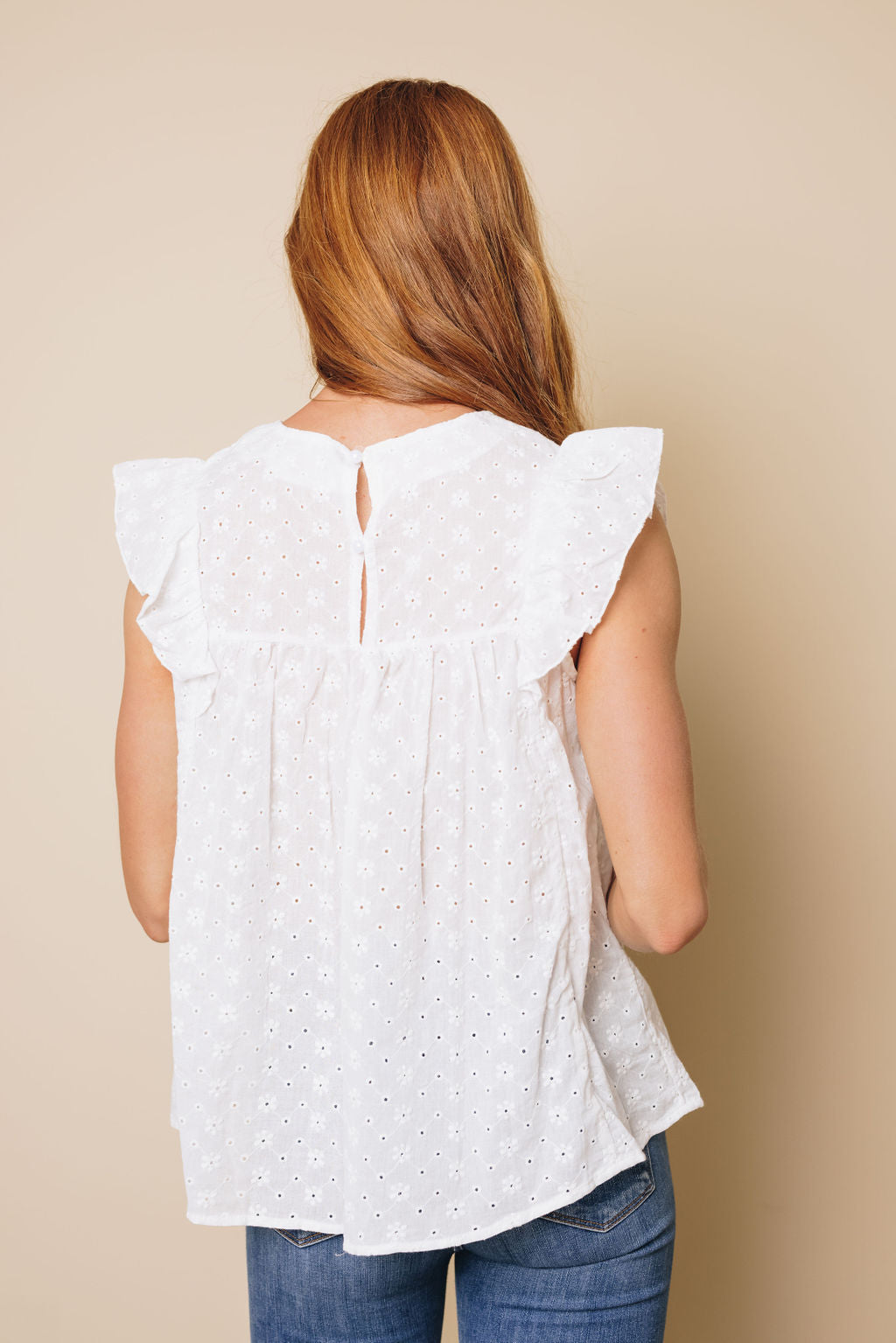 Sara Ruffled Flowy Top-UHXSW-WHITE-SMALL-Urbanheer