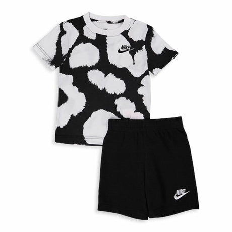 Children's Sports Outfit Nike Dye Dot Black-0